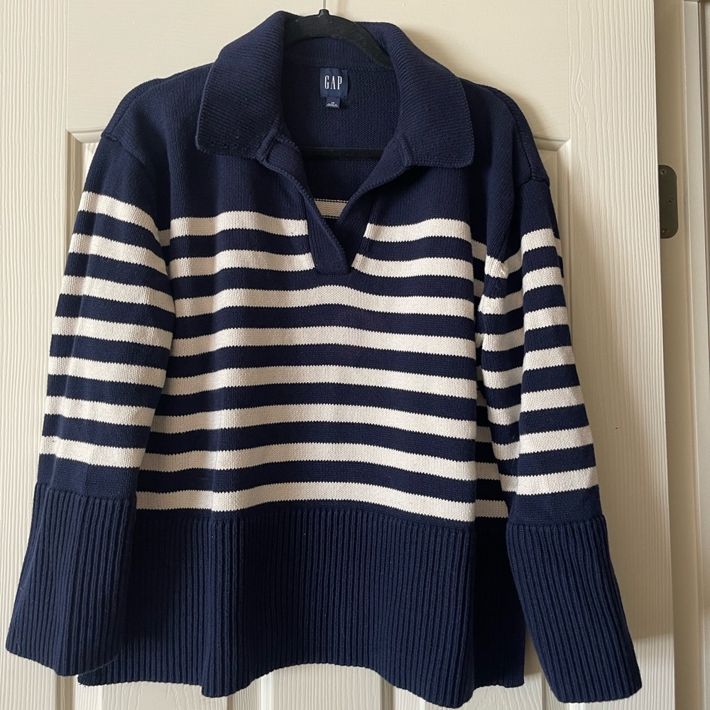 Fun striped cotton sweater